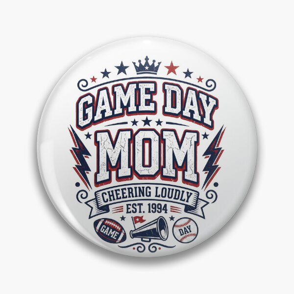 Item preview, Game Day Mom Shirt, Cheering Loudly Sports Mom Tee, Baseball Football Mom Gift, Team Mom Game Day Outfit designed and sold by PlumArtDesign.