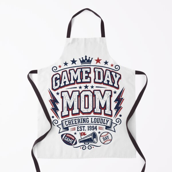 Item preview, Game Day Mom Shirt, Cheering Loudly Sports Mom Tee, Baseball Football Mom Gift, Team Mom Game Day Outfit designed and sold by PlumArtDesign.