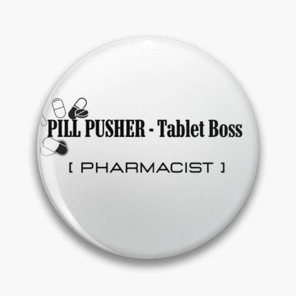 Artikelvorschau, T-Shirt mit dem Aufdruck „Pillenverteiler, Tablettenboss, Apotheker“ | Lustiges T-Shirt mit Apothekerhumor entworfen und verkauft von OffScripted.