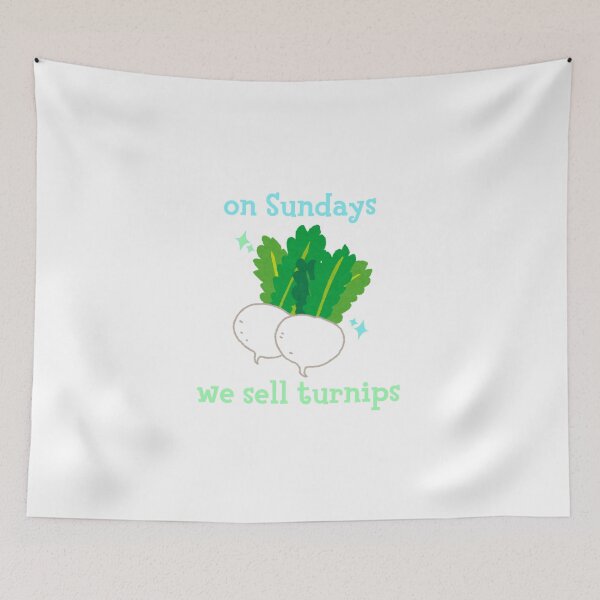 Item preview, On Sundays We Sell Turnips Cozy Gamer designed and sold by heyhuecreatives.