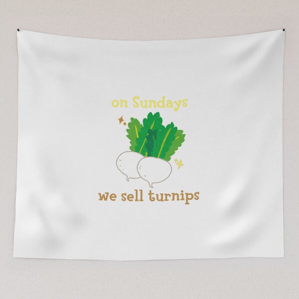 Item preview, On Sundays We Sell Turnips Cozy Gamer designed and sold by heyhuecreatives.
