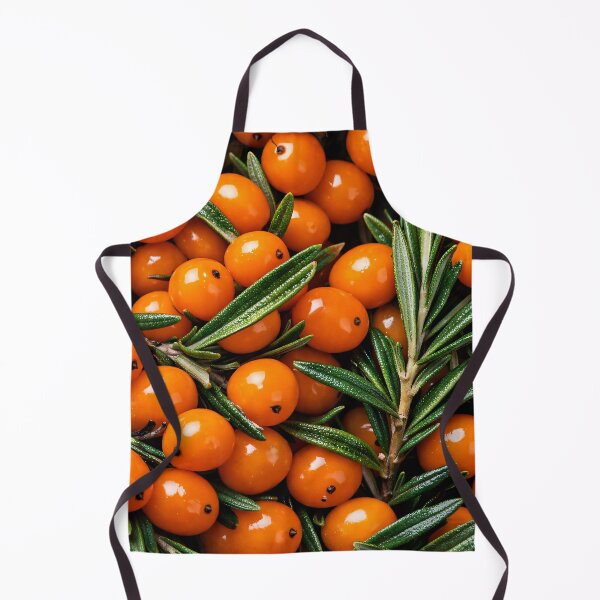 Item preview, Sea Buckthorn Berries Botanical Print – Vibrant Orange Nature Wall Art designed and sold by Kaleidoscope Print.