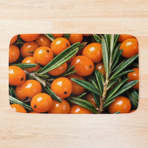 Item preview, Sea Buckthorn Berries Botanical Print – Vibrant Orange Nature Wall Art designed and sold by Kaleidoscope Print.