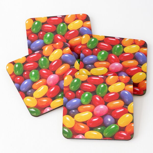 Item preview, Colorful Jelly Beans Candy Pattern – Bright Sweet Treat Pop Art Print designed and sold by Kaleidoscope Print.