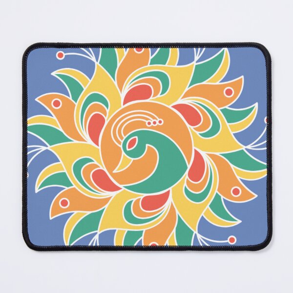 Item preview, Rangoli design Scandinavian folk art  designed and sold by Heaven1111.