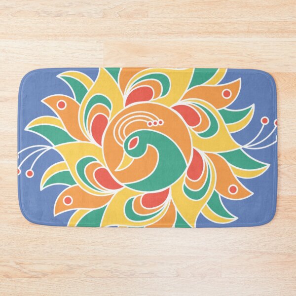 Item preview, Rangoli design Scandinavian folk art  designed and sold by Heaven1111.