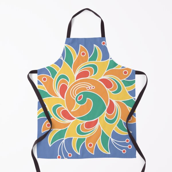 Item preview, Rangoli design Scandinavian folk art designed and sold by Heaven1111.