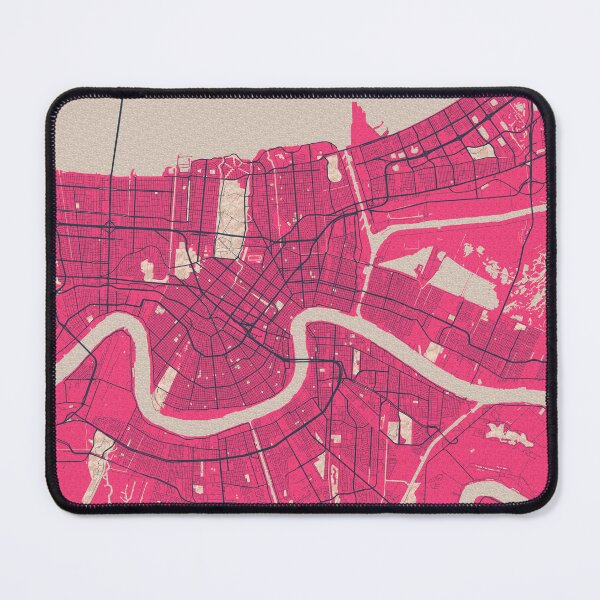 Item preview, New Orleans City Map of Louisiana, USA - Blossom designed and sold by deMAP.