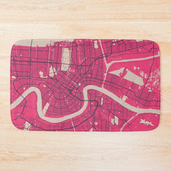 Item preview, New Orleans City Map of Louisiana, USA - Blossom designed and sold by deMAP.