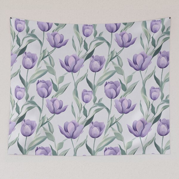 Item preview, Delicate Tulip Garden - Tropical Flower Pattern   - Gifts For Father designed and sold by RoyalStarsPatts.