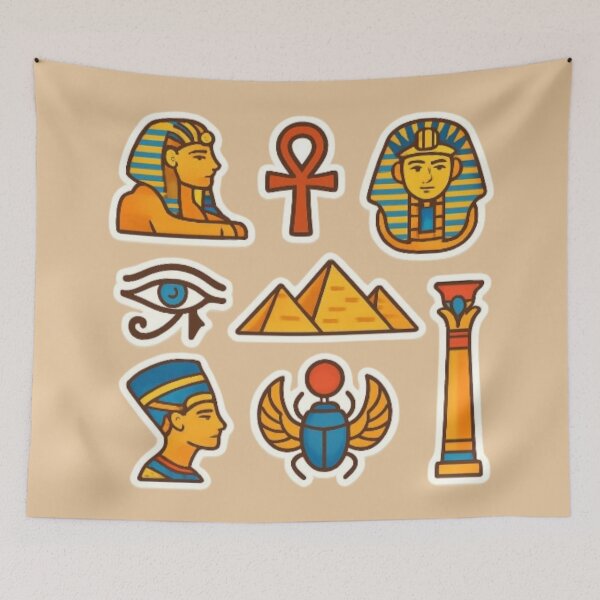 Item preview, Pharaonic Egypt Sticker Pack — Icons of Ancient Egypt designed and sold by Yasmine Mohammed.