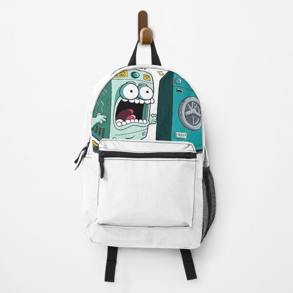 Item preview, Funny cartoon mascot washing machine yelling designed and sold by ArtEventET.