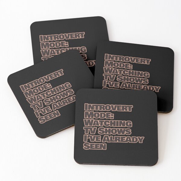 Item preview, Introvert Mode: Watching TV Shows I’ve Already Seen – Funny Rewatch Quote designed and sold by hhells.