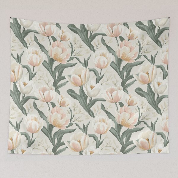 Item preview, Unique Tulip Flower  - Retro Flower Floral   - Anniversary Gifts designed and sold by RoyalStarsPatts.