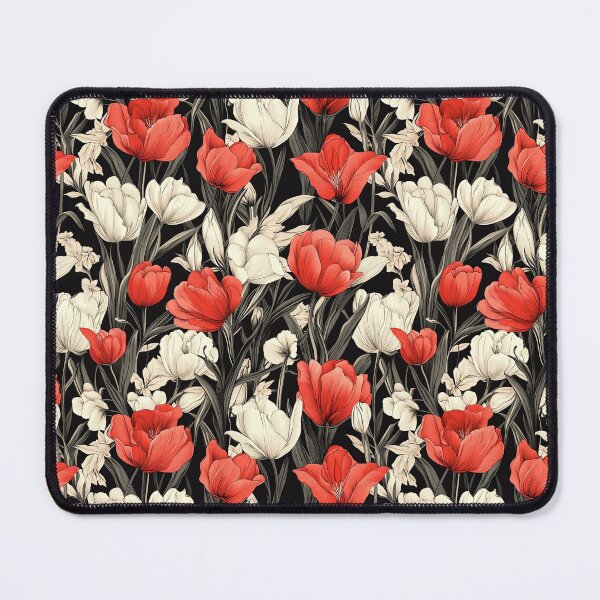 Item preview, Elegant Tulip Print - Flower Garden Pattern - Gifts For Grandma designed and sold by RoyalStarsPatts.
