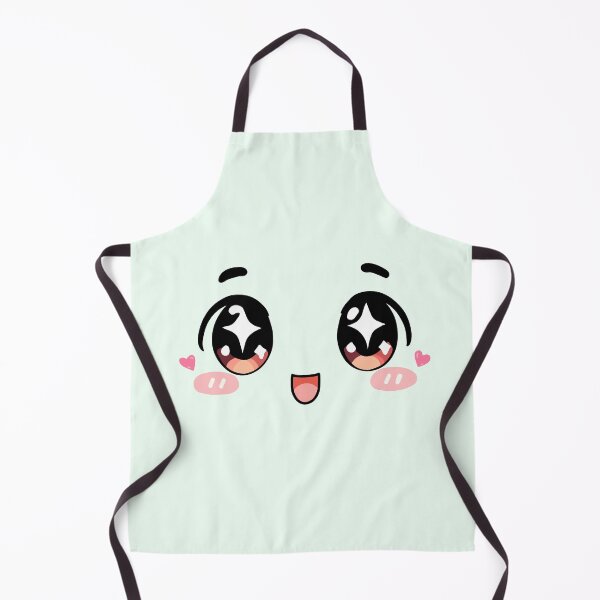 Item preview, Kawaii Sparkle Star Eyes - Happy Chibi Face Expression designed and sold by StyleNext.