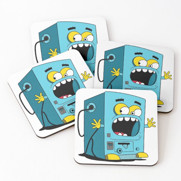 Item preview, Funny cartoon mascot washing machine yelling designed and sold by ArtEventET.