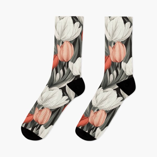 Item preview, Cute Tulip Texture  - Flower Bouquet Pattern   - Birthday Gift For Wife designed and sold by RoyalStarsPatts.