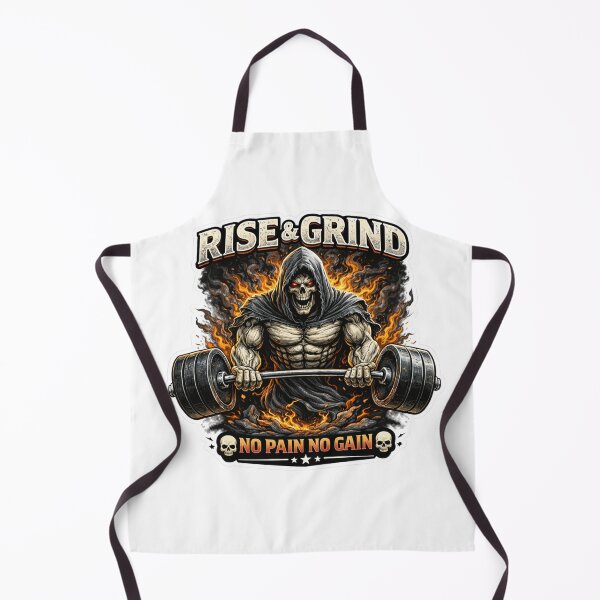 Item preview, Rise and Grind Gym Reaper designed and sold by Psychlee Best Finds.