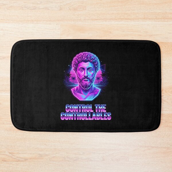 Item preview, Control the Controllables Stoic Synthwave Art Philosophy Quote designed and sold by SplashTastic.