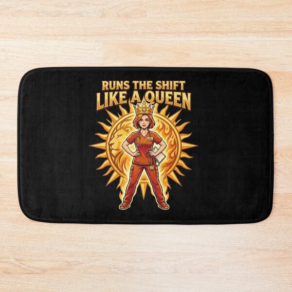 Item preview, Leo Nurse – Runs The Shift Like A Queen Funny Zodiac Nurse Confidence Gift designed and sold by Im-Ara.