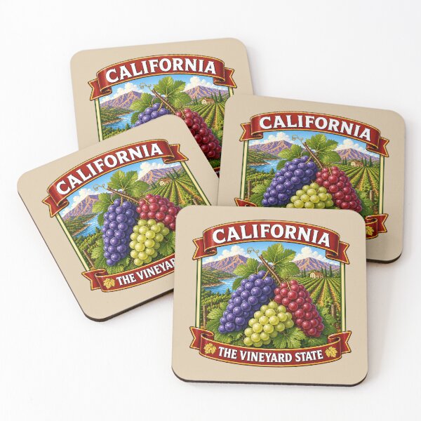 Item preview, California Grapes – The Vineyard State designed and sold by Myra365Art.