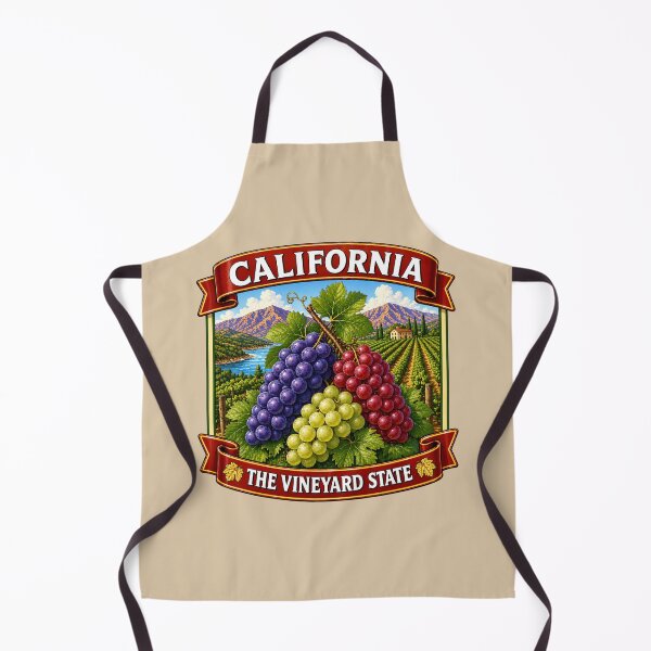 Item preview, California Grapes – The Vineyard State designed and sold by Myra365Art.