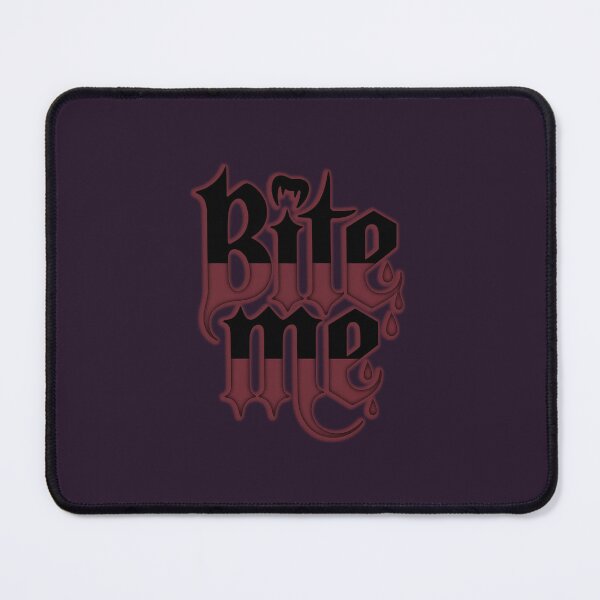 Item preview, Bite Me Gothic Vampire Typography designed and sold by Meivelle.