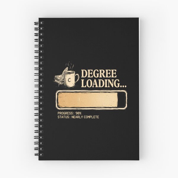 Item preview, Degree Loading Progress Bar Student Life Vintage Aesthetic designed and sold by SplashTastic.