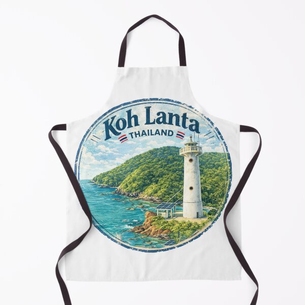 Item preview, Koh Lanta Thailand Travel Retro Emblem designed and sold by vectcd.