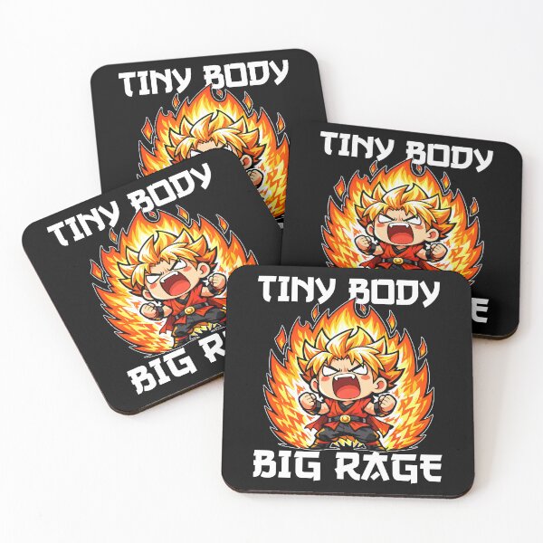 Item preview, ANIME - TINY BODY BIG RAGE designed and sold by KEF Custom.
