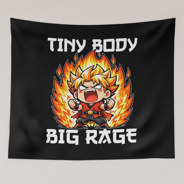 Item preview, ANIME - TINY BODY BIG RAGE designed and sold by KEF Custom.