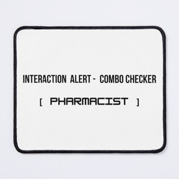 Item preview, Interaction Alert Combo Checker Pharmacist T-Shirt | Pharmacy Safety Tee designed and sold by OffScripted.