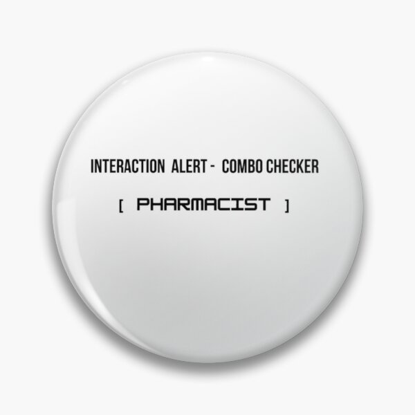 Item preview, Interaction Alert Combo Checker Pharmacist T-Shirt | Pharmacy Safety Tee designed and sold by OffScripted.