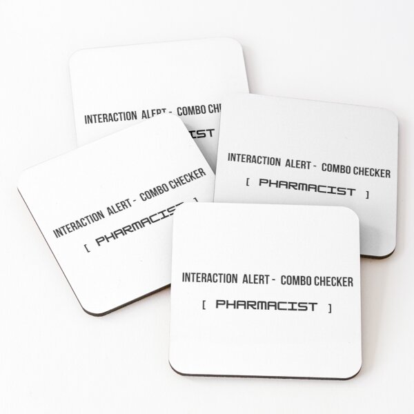 Item preview, Interaction Alert Combo Checker Pharmacist T-Shirt | Pharmacy Safety Tee designed and sold by OffScripted.