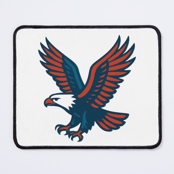 Item preview, Vintage Bold Eagle Wings – Minimal Retro American Style Bird Design designed and sold by trendplusco.
