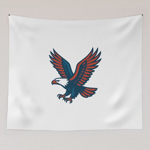 Item preview, Vintage Bold Eagle Wings – Minimal Retro American Style Bird Design designed and sold by trendplusco.