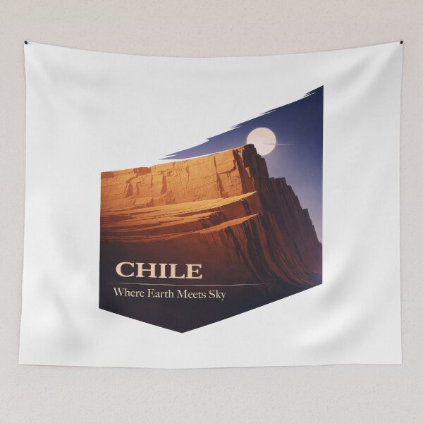 Item preview, Chile Where Earth Meets Sky designed and sold by EdvvinStudios.