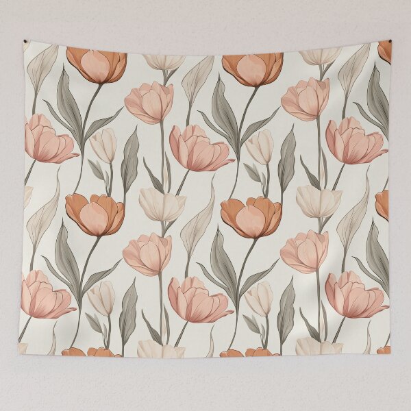 Item preview, Chic Tulip Flower - Flower Floral Pattern   - Retirement Gifts for Wife designed and sold by RoyalStarsPatts.