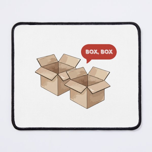 Item preview, Box Box Retro Formula Racing Radio Speech Bubble Graphic designed and sold by heyhuecreatives.