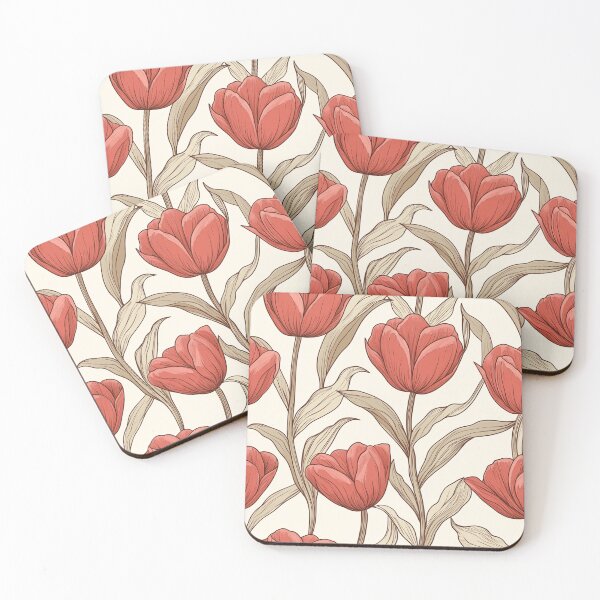 Item preview, Elegant Tulip Print - Flower Floral Pattern   - Holiday Gift Sets designed and sold by RoyalStarsPatts.