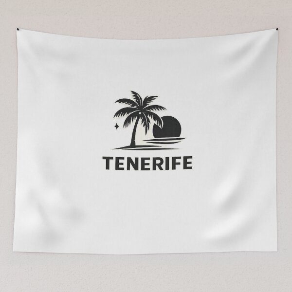 Item preview, Tenerife Minimal Palm Tree Sunset Travel T-Shirt Design designed and sold by Artbysarmina.