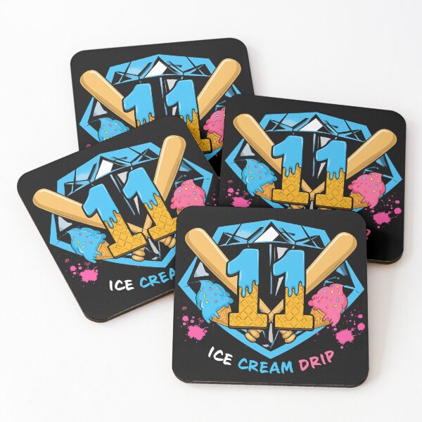 Item preview, Baseball 11 Year Old Ice Cream Drip 11th Birthday Boy Player designed and sold by Mavesha.
