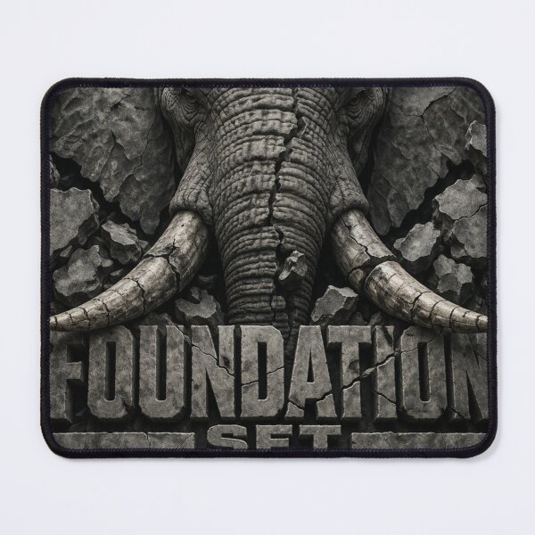 Item preview, Founder Forges Foundation Elephant Brutalist Tectonic Industrial Art Print designed and sold by SavannaStrikes.