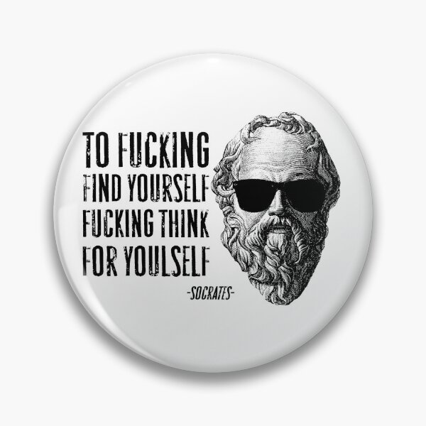 Item preview, Cool Socrates Quote designed and sold by MagicEyesOnly.