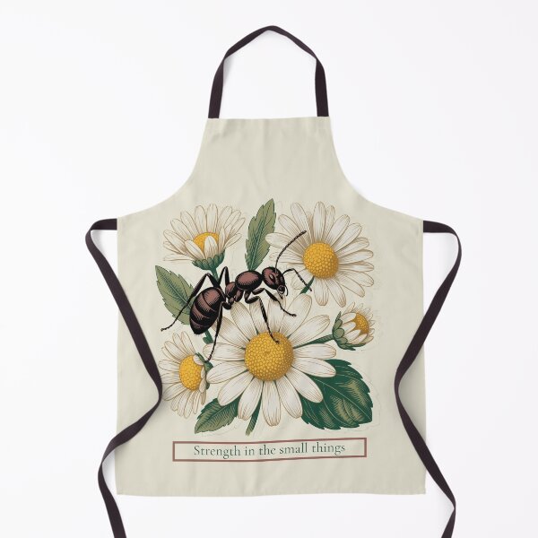 Item preview, Strength In The Small Things Vintage Ant Botanical Print designed and sold by AlexandraSand.
