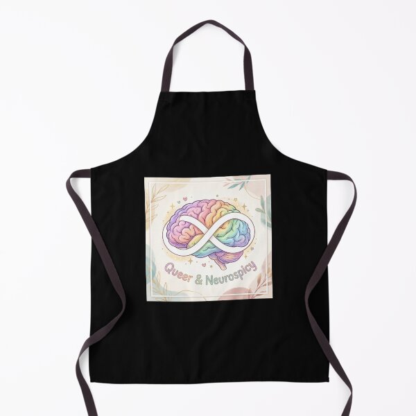 Item preview, Queer and Neurospicy Rainbow Infinity Brain Art designed and sold by ryanguas.