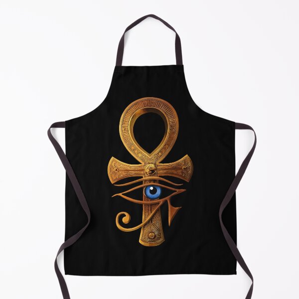 Item preview, Golden Ankh Eye of Horus Sacred Egyptian Symbol designed and sold by RamyGallery.