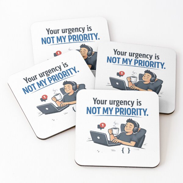 Item preview, Not My Priority Funny Programmer designed and sold by CoolTShirtDesign.