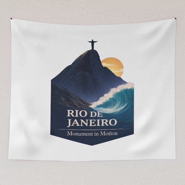 Item preview, Rio De Janeiro Monument In Motion designed and sold by EdvvinStudios.